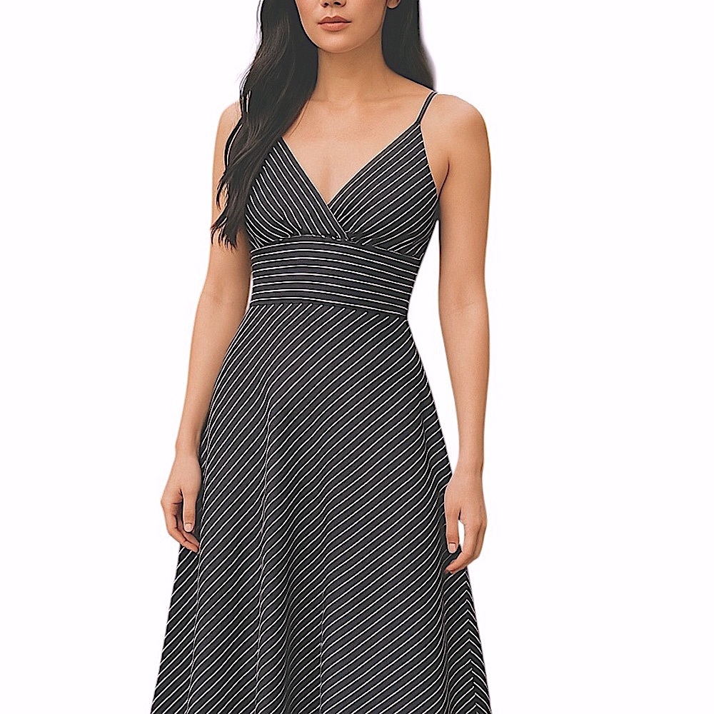 A.P.N.Y ll Halter Brown /Cream Dress. Sz 20.